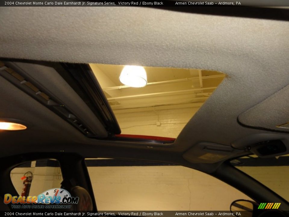 Sunroof of 2004 Chevrolet Monte Carlo Dale Earnhardt Jr. Signature Series Photo #23