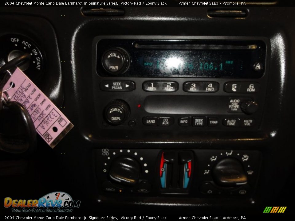 2004 Chevrolet Monte Carlo Dale Earnhardt Jr. Signature Series Victory Red / Ebony Black Photo #32