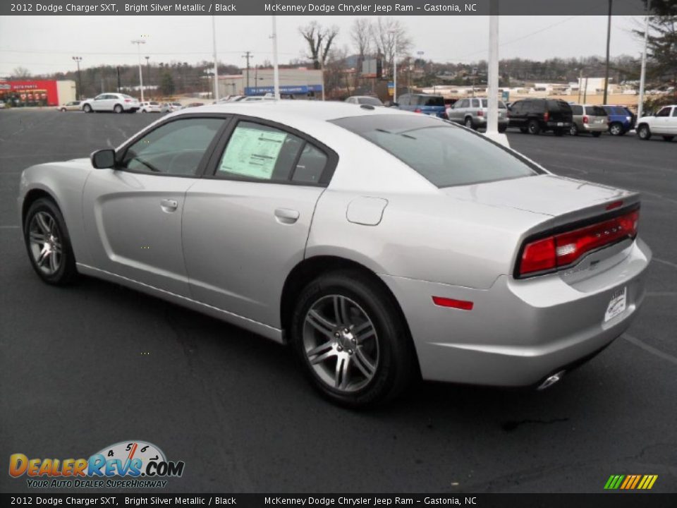 2012 Dodge Charger SXT Bright Silver Metallic / Black Photo #2