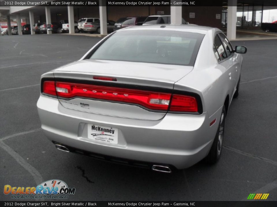 2012 Dodge Charger SXT Bright Silver Metallic / Black Photo #3