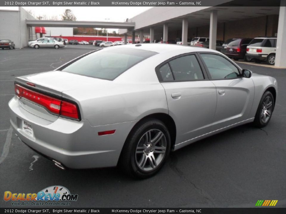 2012 Dodge Charger SXT Bright Silver Metallic / Black Photo #4