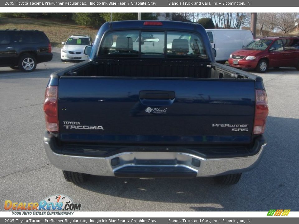 2005 Toyota Tacoma PreRunner Regular cab Indigo Ink Blue Pearl / Graphite Gray Photo #23