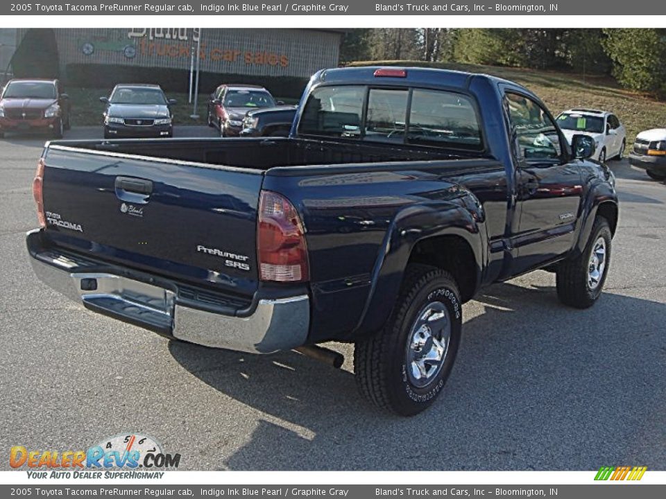 2005 Toyota Tacoma PreRunner Regular cab Indigo Ink Blue Pearl / Graphite Gray Photo #26