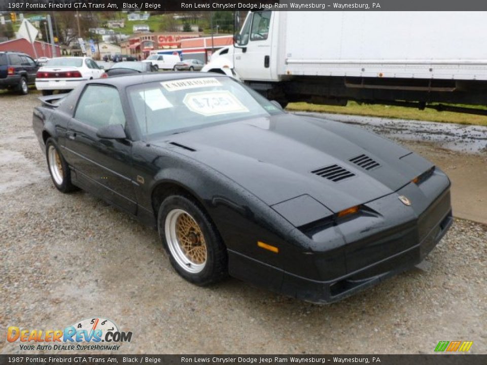 Front 3/4 View of 1987 Pontiac Firebird GTA Trans Am Photo #7