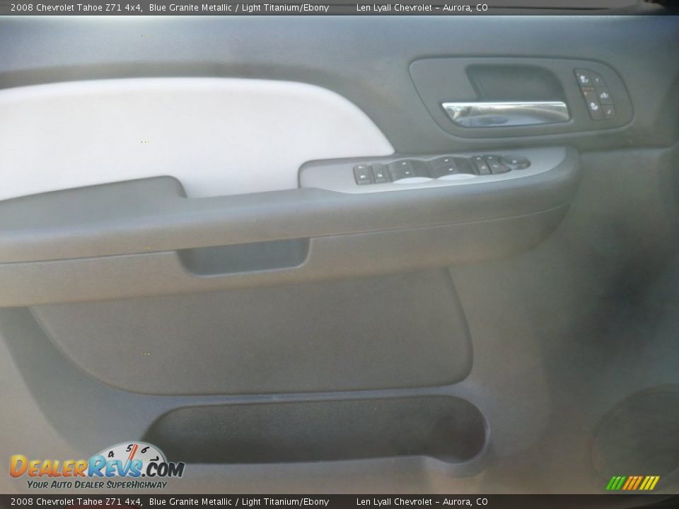 2008 Chevrolet Tahoe Z71 4x4 Blue Granite Metallic / Light Titanium/Ebony Photo #7