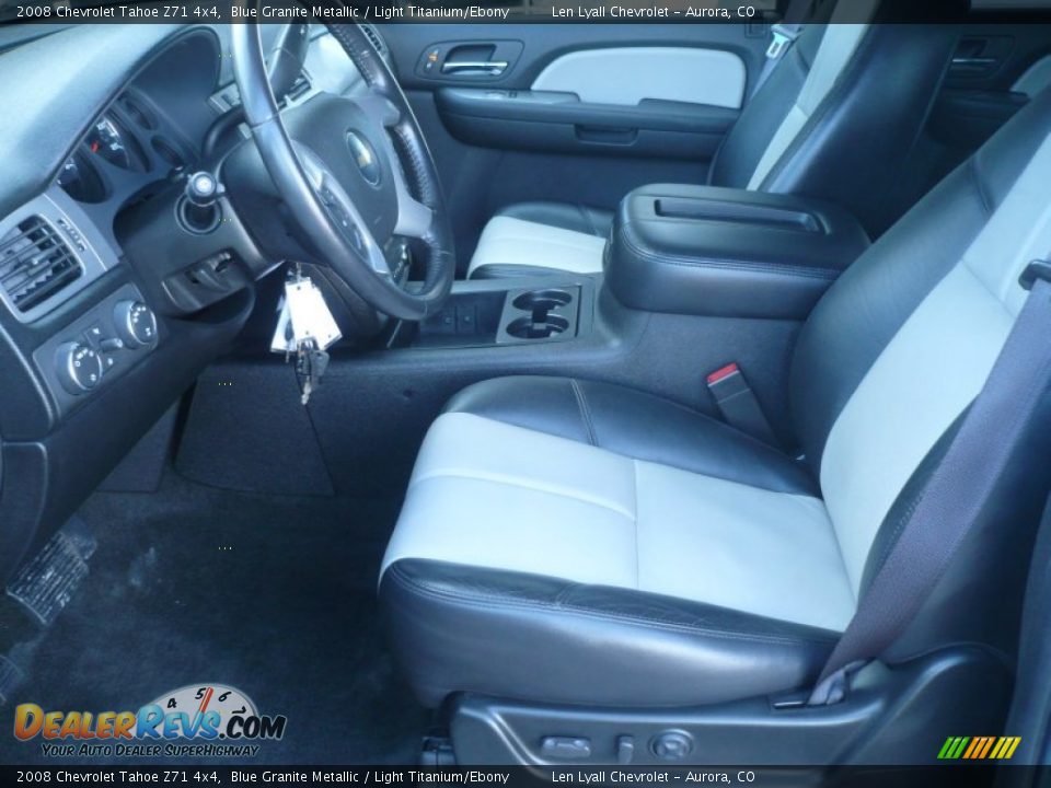 2008 Chevrolet Tahoe Z71 4x4 Blue Granite Metallic / Light Titanium/Ebony Photo #10