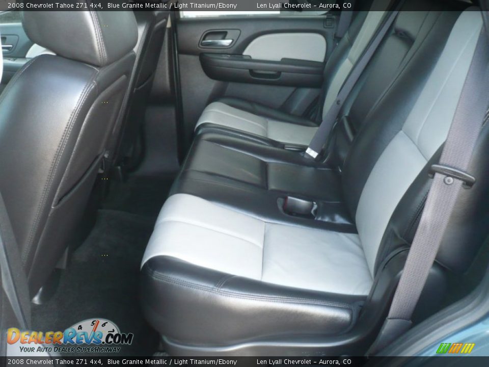 2008 Chevrolet Tahoe Z71 4x4 Blue Granite Metallic / Light Titanium/Ebony Photo #11