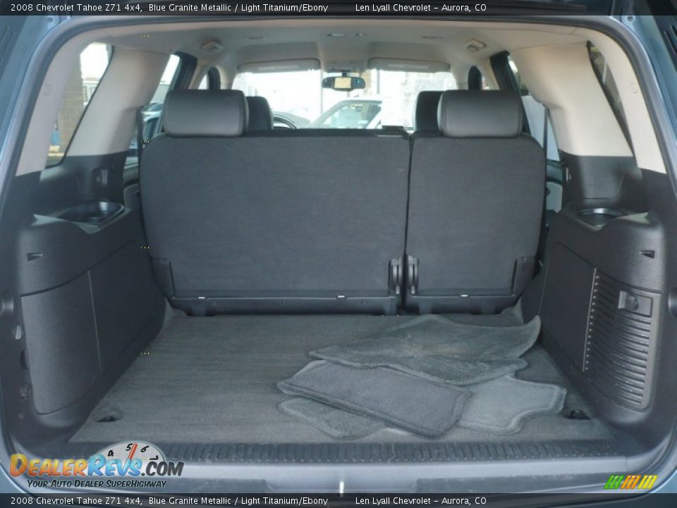 2008 Chevrolet Tahoe Z71 4x4 Blue Granite Metallic / Light Titanium/Ebony Photo #12