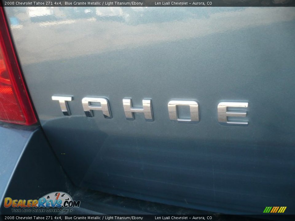 2008 Chevrolet Tahoe Z71 4x4 Blue Granite Metallic / Light Titanium/Ebony Photo #13