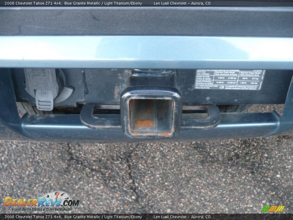 2008 Chevrolet Tahoe Z71 4x4 Blue Granite Metallic / Light Titanium/Ebony Photo #14