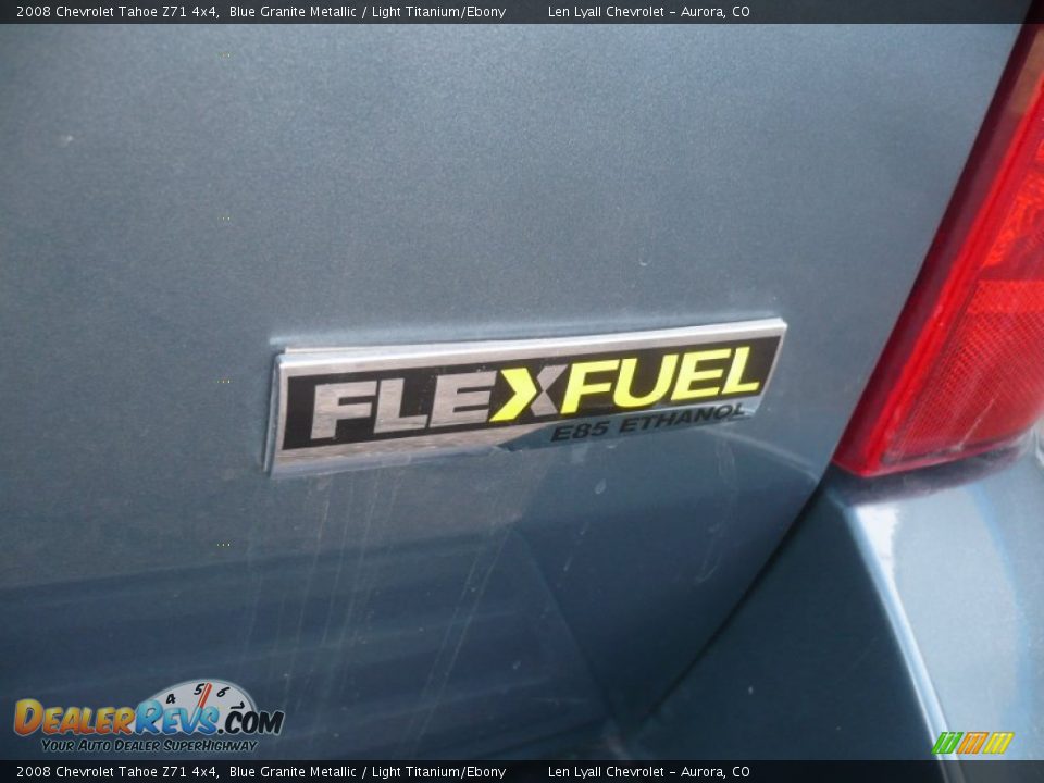 2008 Chevrolet Tahoe Z71 4x4 Blue Granite Metallic / Light Titanium/Ebony Photo #15