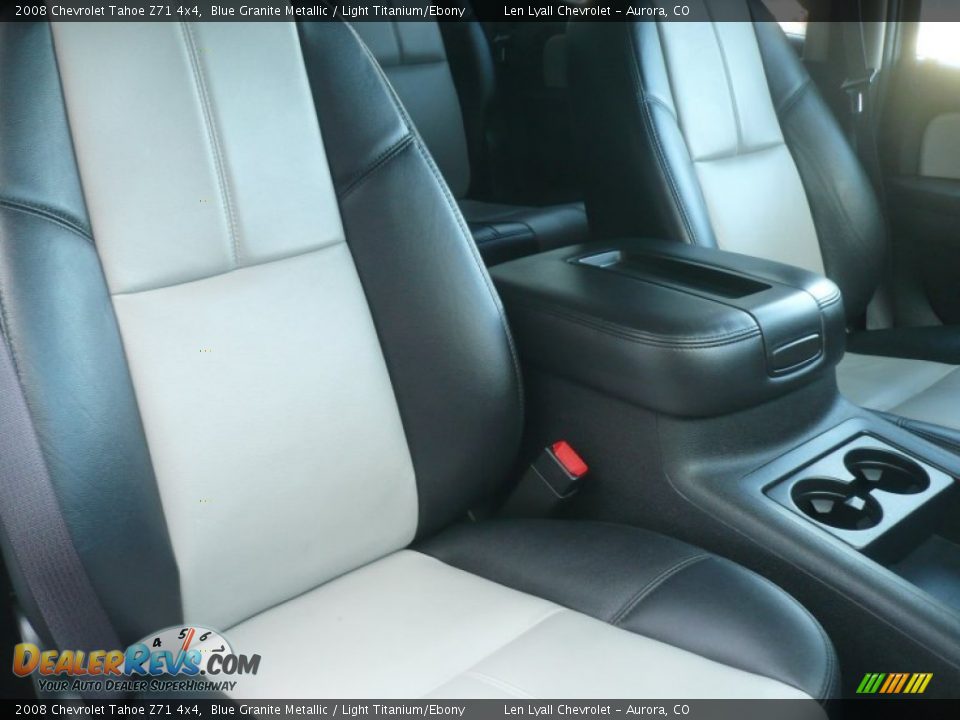 2008 Chevrolet Tahoe Z71 4x4 Blue Granite Metallic / Light Titanium/Ebony Photo #17