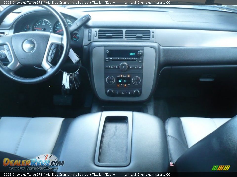 2008 Chevrolet Tahoe Z71 4x4 Blue Granite Metallic / Light Titanium/Ebony Photo #19