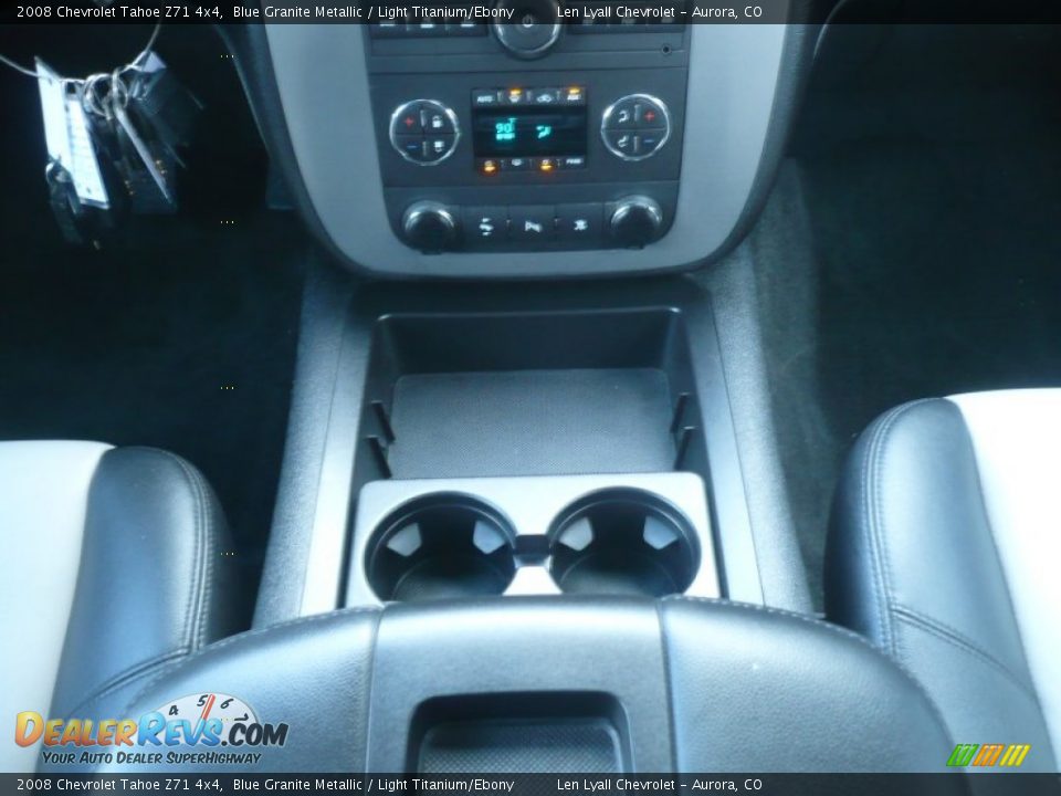 2008 Chevrolet Tahoe Z71 4x4 Blue Granite Metallic / Light Titanium/Ebony Photo #20