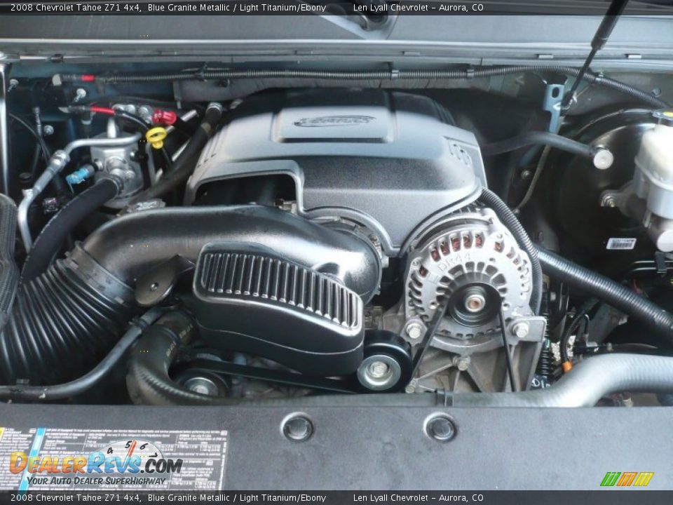 2008 Chevrolet Tahoe Z71 4x4 Blue Granite Metallic / Light Titanium/Ebony Photo #22