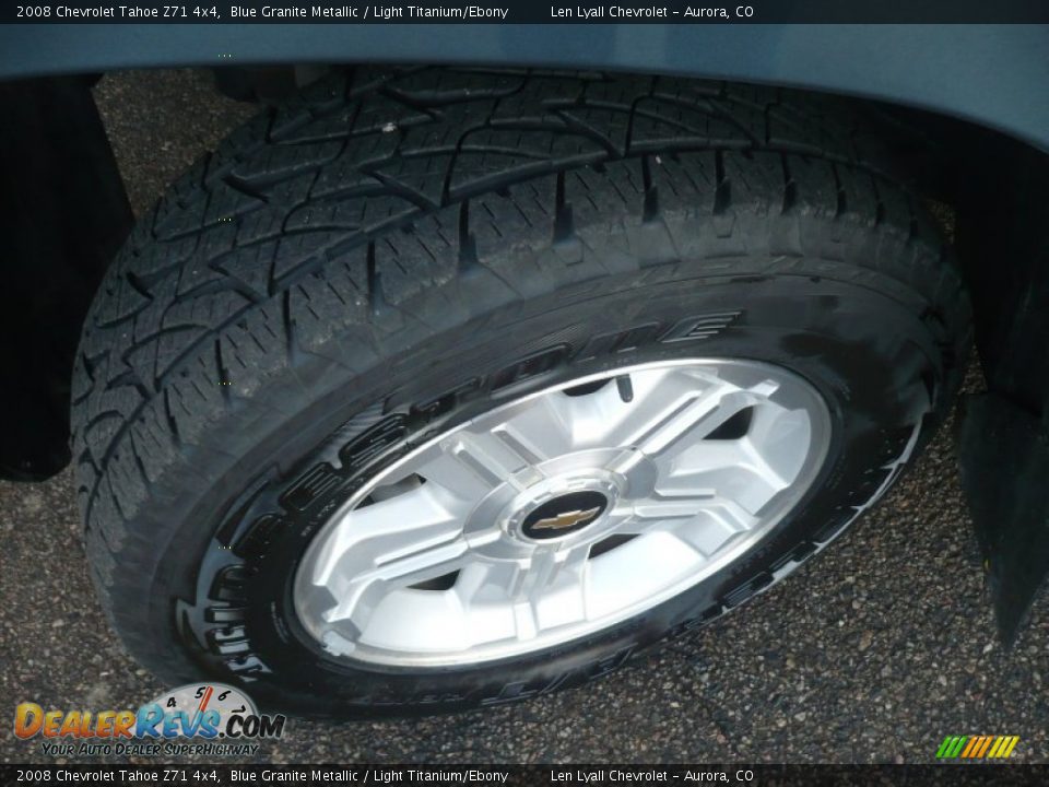 2008 Chevrolet Tahoe Z71 4x4 Blue Granite Metallic / Light Titanium/Ebony Photo #25
