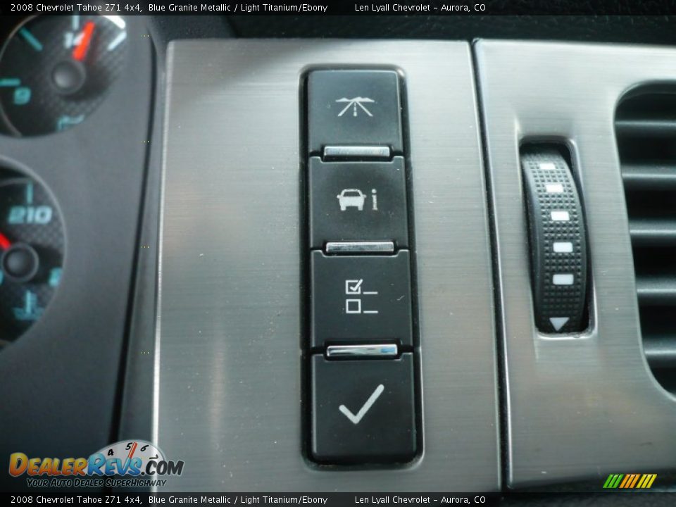 2008 Chevrolet Tahoe Z71 4x4 Blue Granite Metallic / Light Titanium/Ebony Photo #31