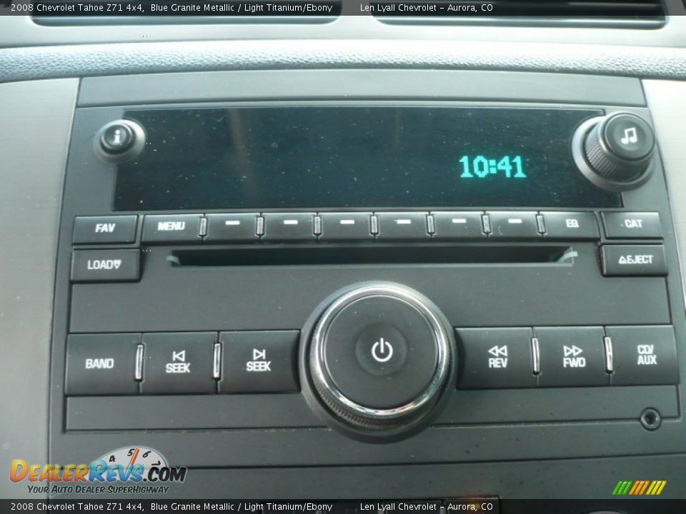 2008 Chevrolet Tahoe Z71 4x4 Blue Granite Metallic / Light Titanium/Ebony Photo #32