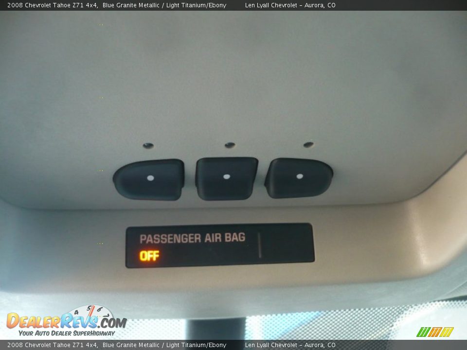 2008 Chevrolet Tahoe Z71 4x4 Blue Granite Metallic / Light Titanium/Ebony Photo #35