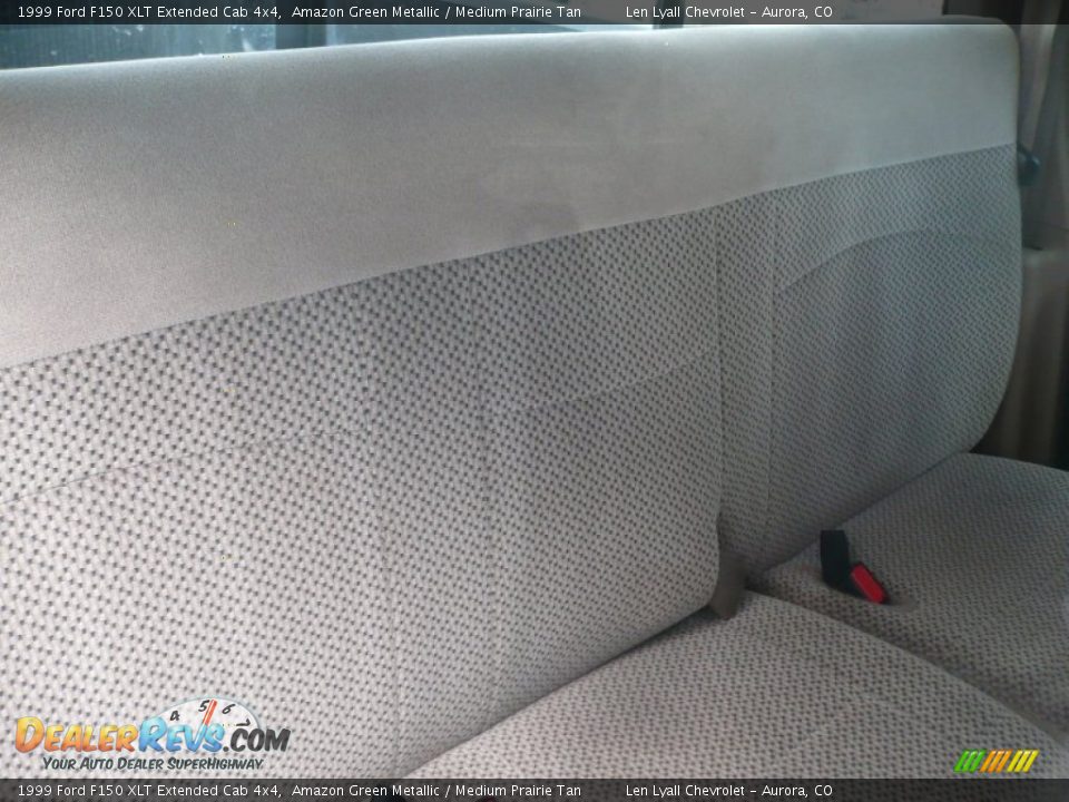 1999 Ford F150 XLT Extended Cab 4x4 Amazon Green Metallic / Medium Prairie Tan Photo #15