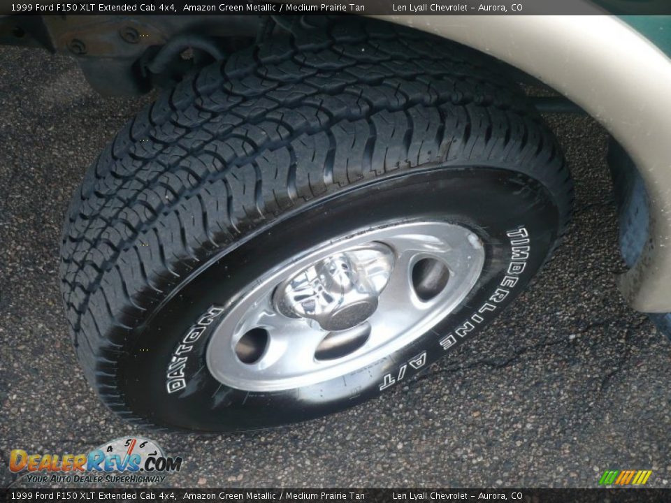 1999 Ford F150 XLT Extended Cab 4x4 Amazon Green Metallic / Medium Prairie Tan Photo #20