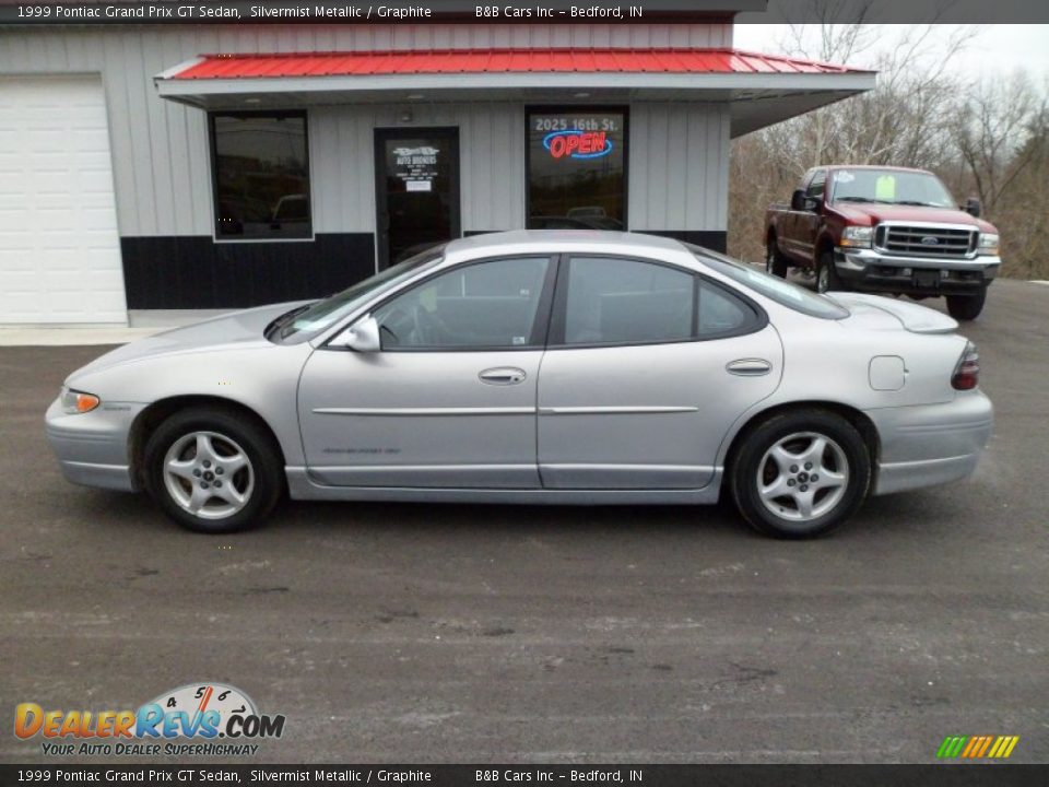 1999 Pontiac Grand Prix GT Sedan Silvermist Metallic / Graphite Photo #1