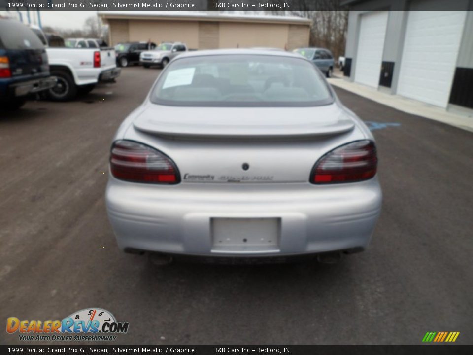 1999 Pontiac Grand Prix GT Sedan Silvermist Metallic / Graphite Photo #4