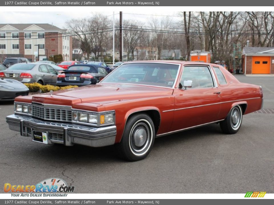 Front 3/4 View of 1977 Cadillac Coupe DeVille  Photo #1