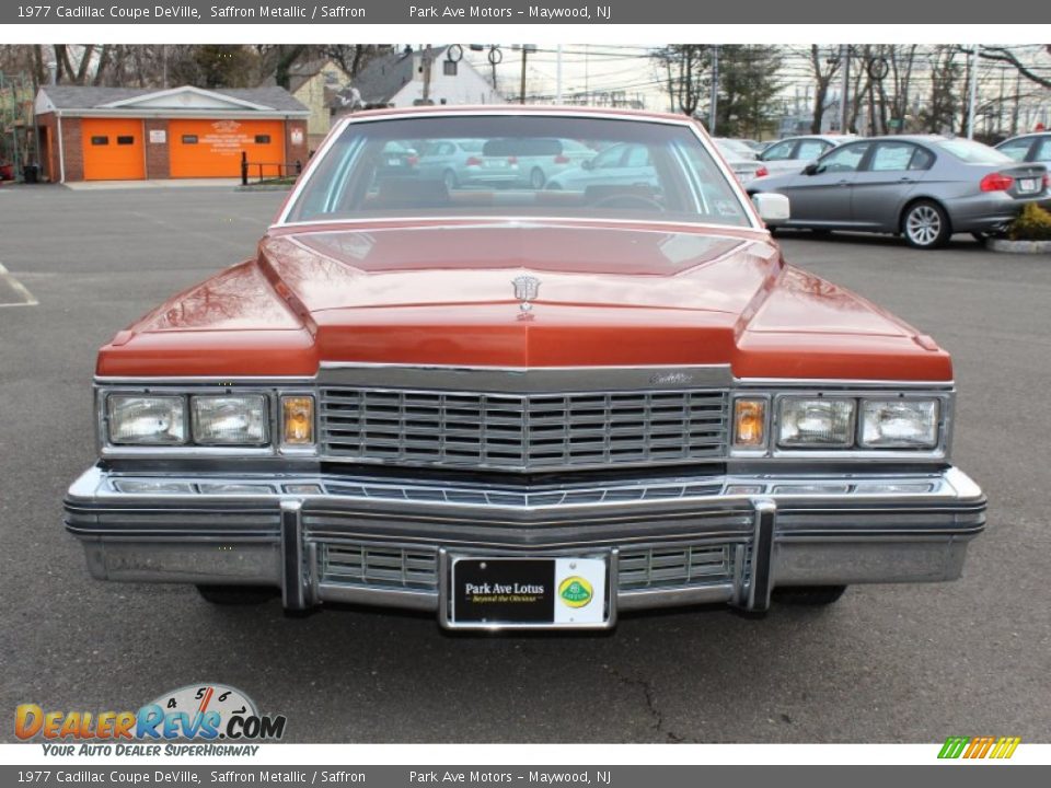 1977 Cadillac Coupe DeVille Saffron Metallic / Saffron Photo #2