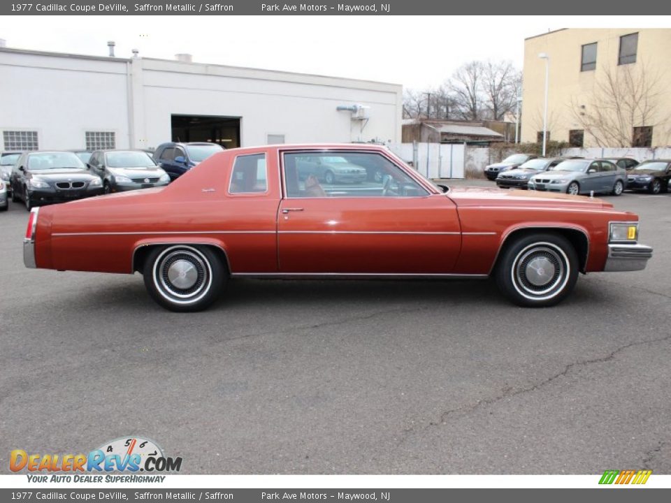 Saffron Metallic 1977 Cadillac Coupe DeVille  Photo #4