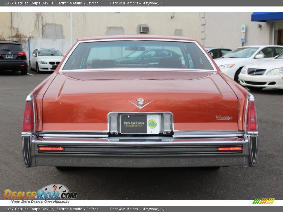 1977 Cadillac Coupe DeVille Saffron Metallic / Saffron Photo #6