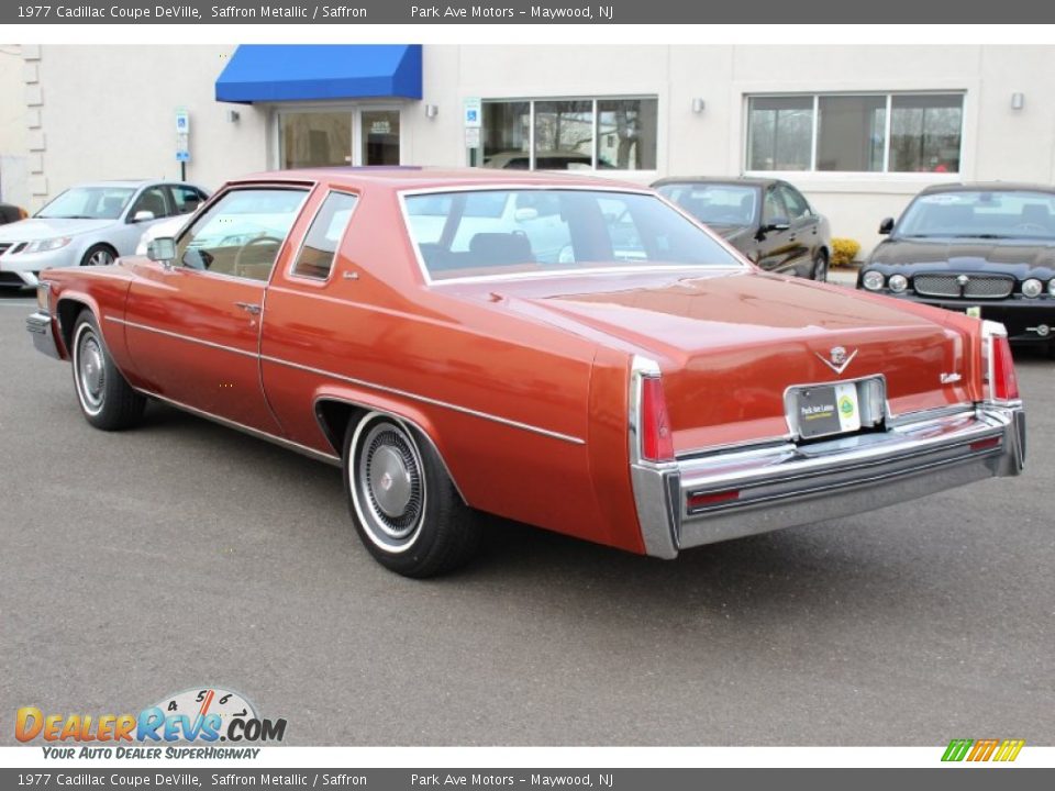 1977 Cadillac Coupe DeVille Saffron Metallic / Saffron Photo #7