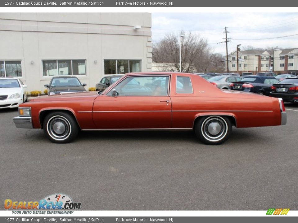 Saffron Metallic 1977 Cadillac Coupe DeVille  Photo #8