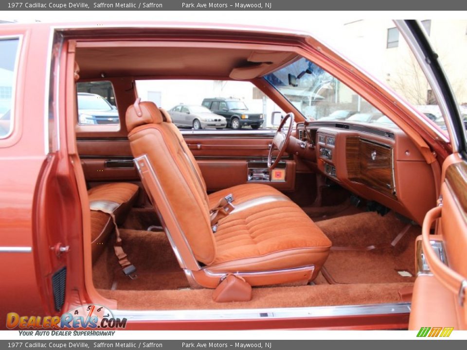 Saffron Interior - 1977 Cadillac Coupe DeVille  Photo #25