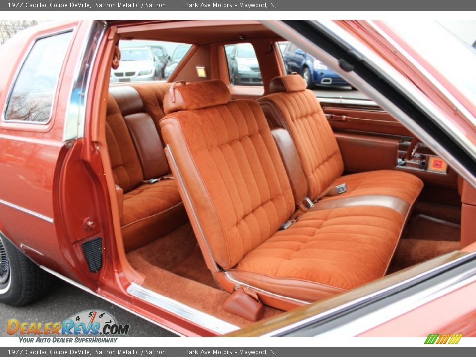 Saffron Interior - 1977 Cadillac Coupe DeVille  Photo #26