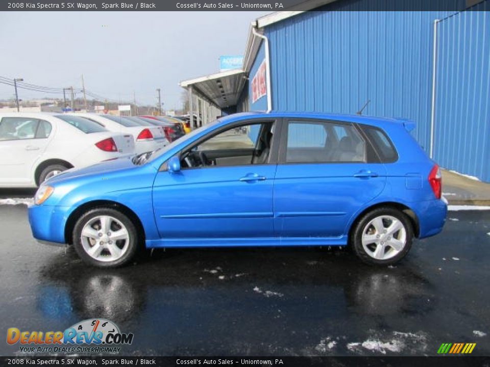 Spark Blue 2008 Kia Spectra 5 SX Wagon Photo #2