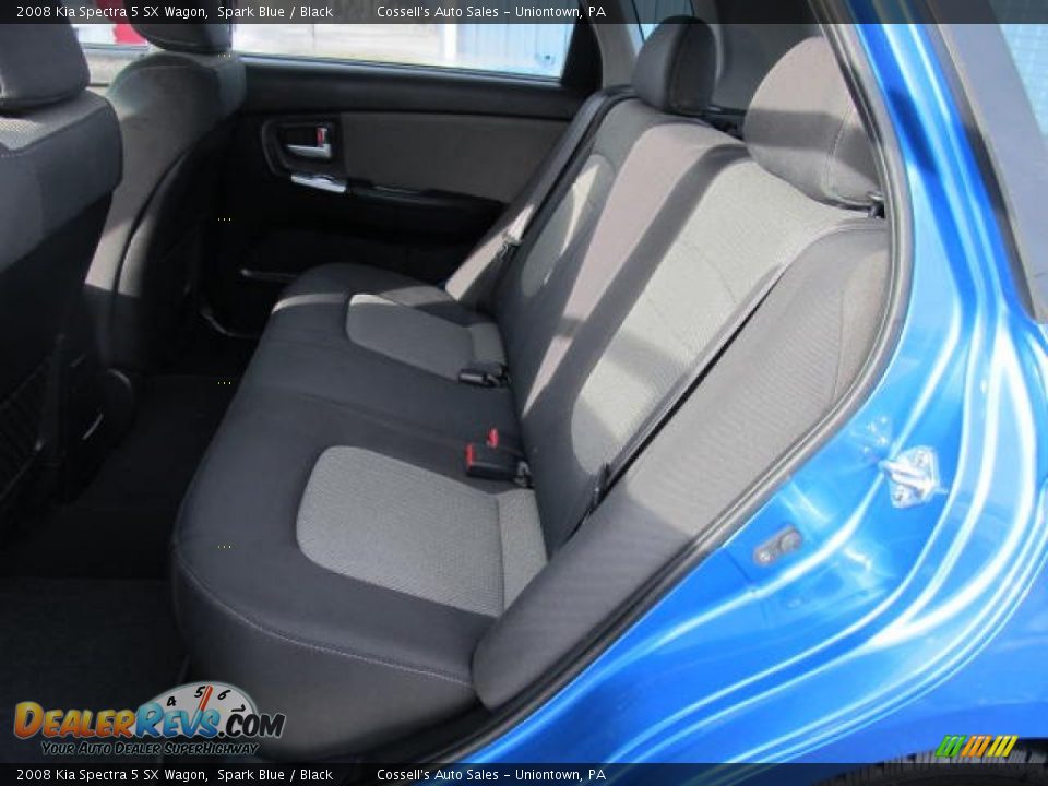 2008 Kia Spectra 5 SX Wagon Spark Blue / Black Photo #10