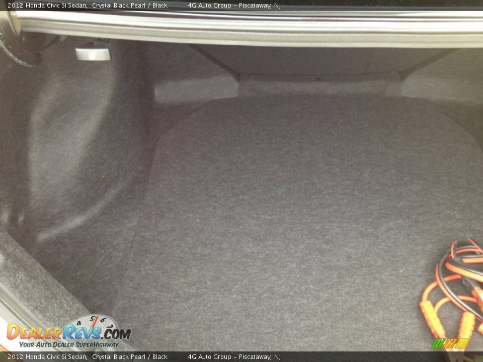 2012 Honda Civic Si Sedan Crystal Black Pearl / Black Photo #31
