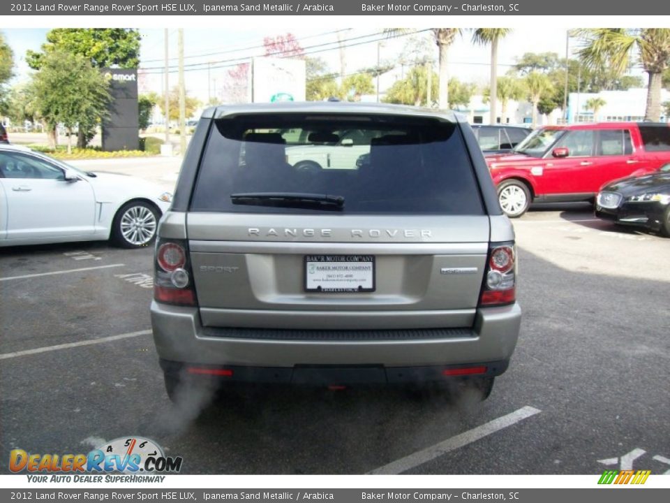 2012 Land Rover Range Rover Sport HSE LUX Ipanema Sand Metallic / Arabica Photo #6