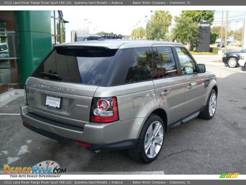 2012 Land Rover Range Rover Sport HSE LUX Ipanema Sand Metallic / Arabica Photo #7