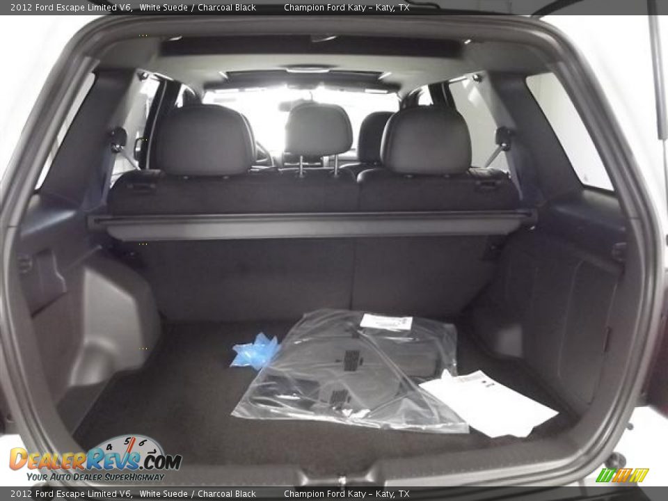 2012 Ford Escape Limited V6 White Suede / Charcoal Black Photo #9