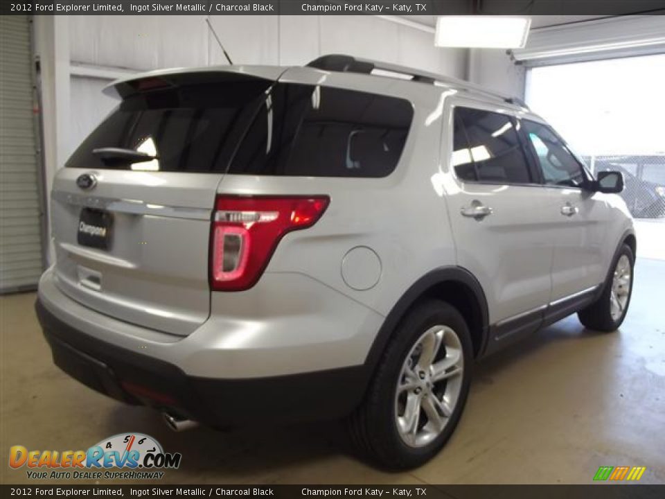 2012 Ford Explorer Limited Ingot Silver Metallic / Charcoal Black Photo #4
