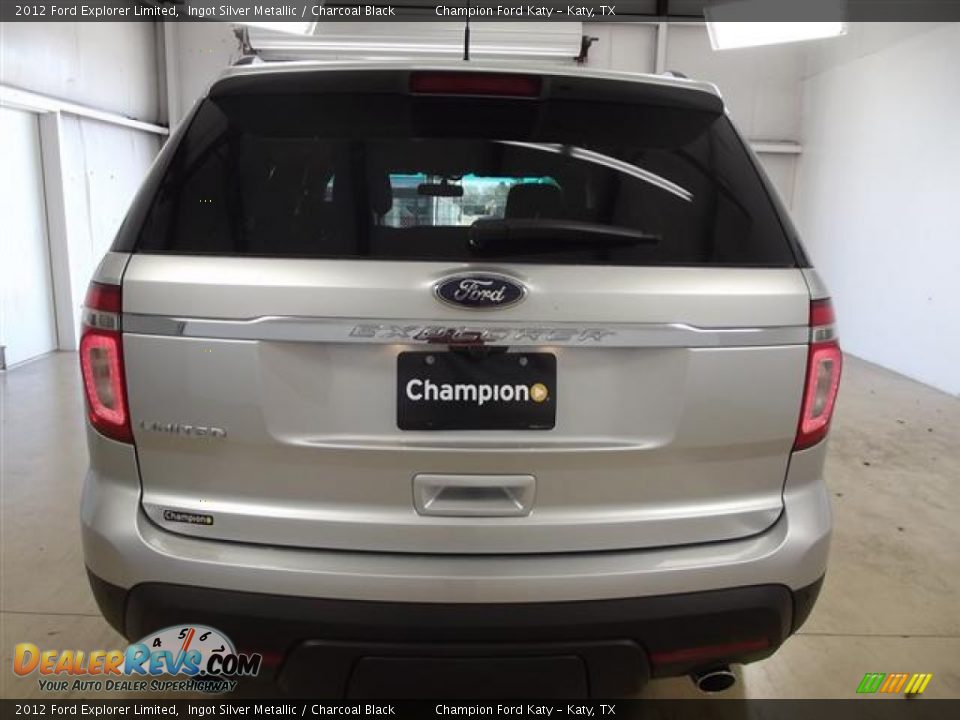 2012 Ford Explorer Limited Ingot Silver Metallic / Charcoal Black Photo #5