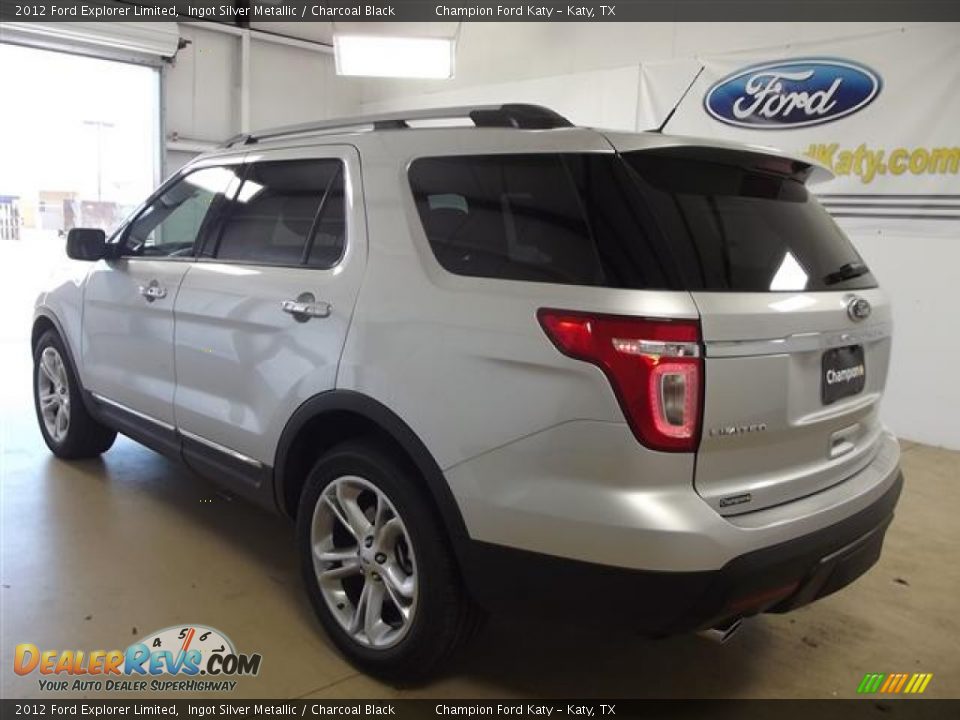 2012 Ford Explorer Limited Ingot Silver Metallic / Charcoal Black Photo #6