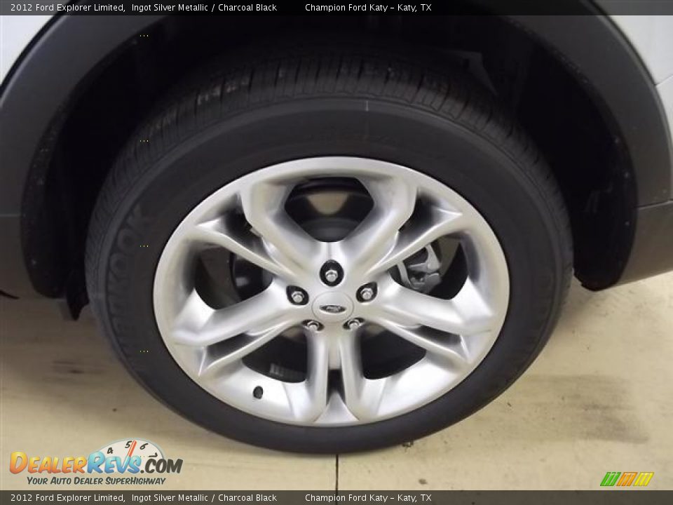 2012 Ford Explorer Limited Ingot Silver Metallic / Charcoal Black Photo #7