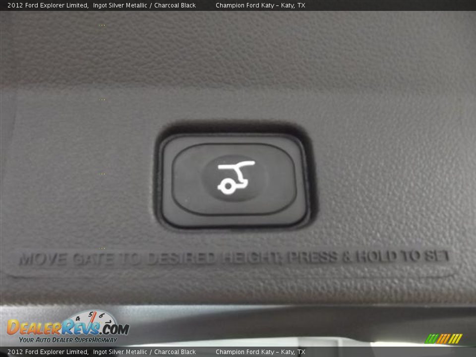 2012 Ford Explorer Limited Ingot Silver Metallic / Charcoal Black Photo #10