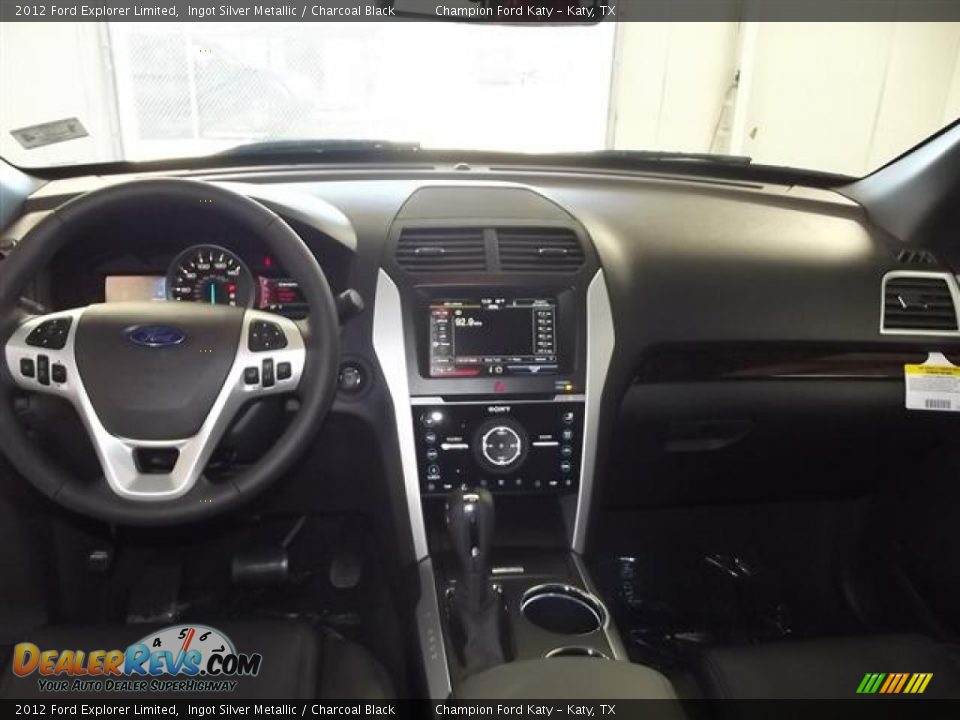 2012 Ford Explorer Limited Ingot Silver Metallic / Charcoal Black Photo #15