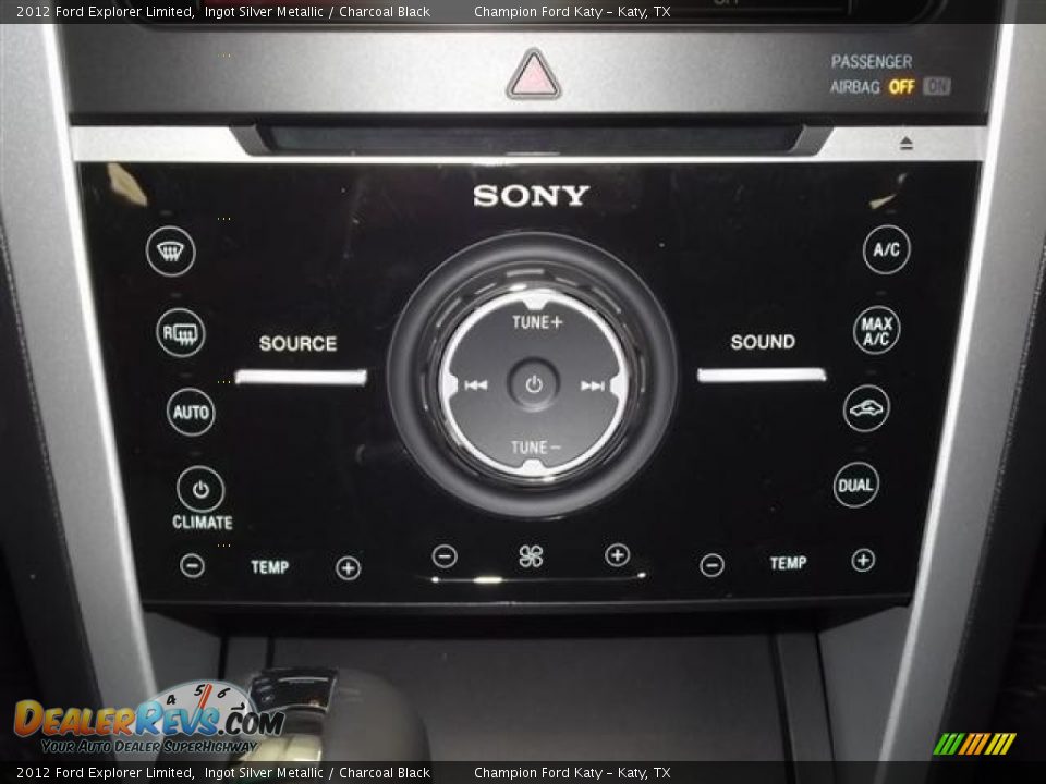 2012 Ford Explorer Limited Ingot Silver Metallic / Charcoal Black Photo #17