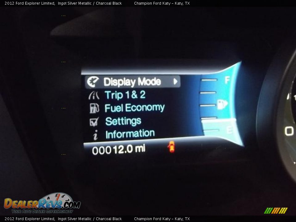2012 Ford Explorer Limited Ingot Silver Metallic / Charcoal Black Photo #20