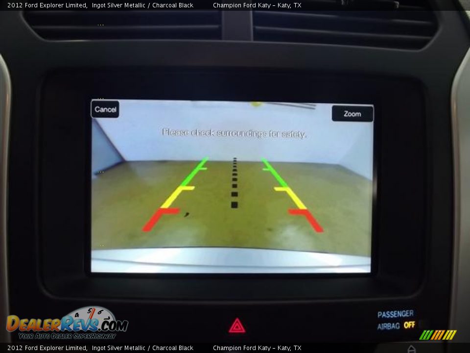 2012 Ford Explorer Limited Ingot Silver Metallic / Charcoal Black Photo #21